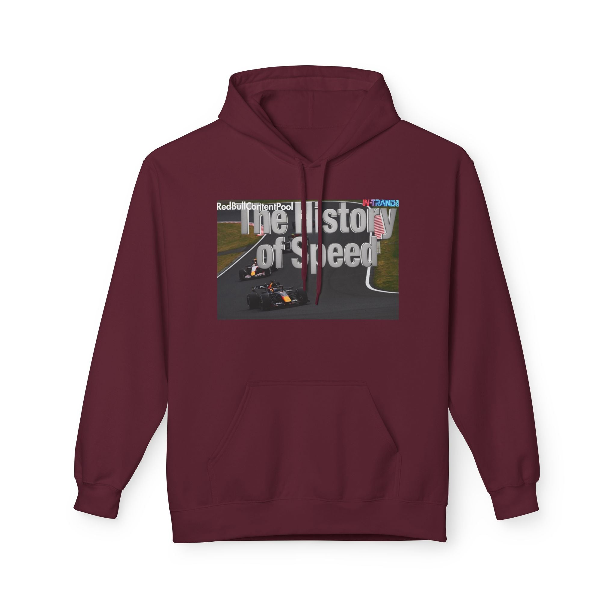 Racing Hoodie – “The History of Speed” Formula Car Graphic
