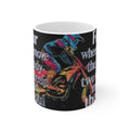 Motorcycle Mug – "Four Wheels Move the Body, Two Wheels Move the Soul" 11oz