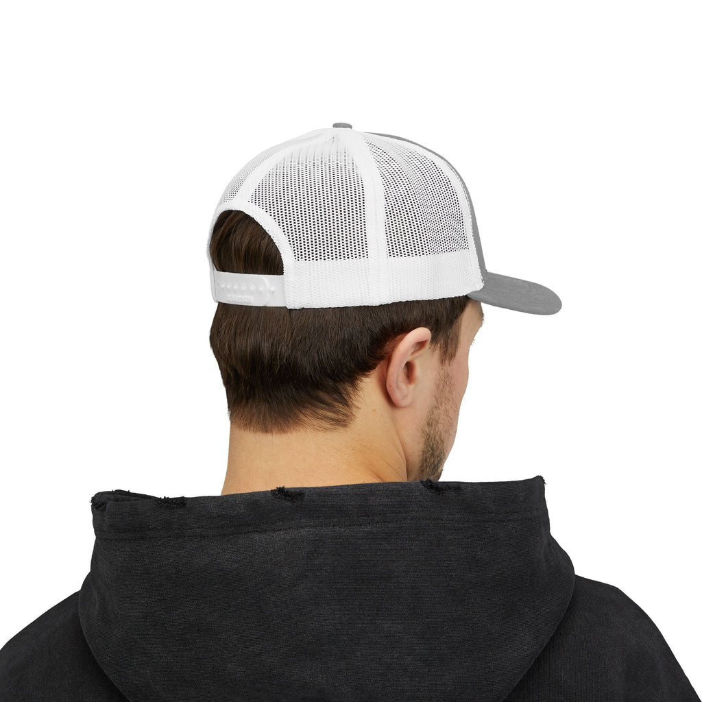 Trucker Cap — Retro Surf Wave Patch Snapback