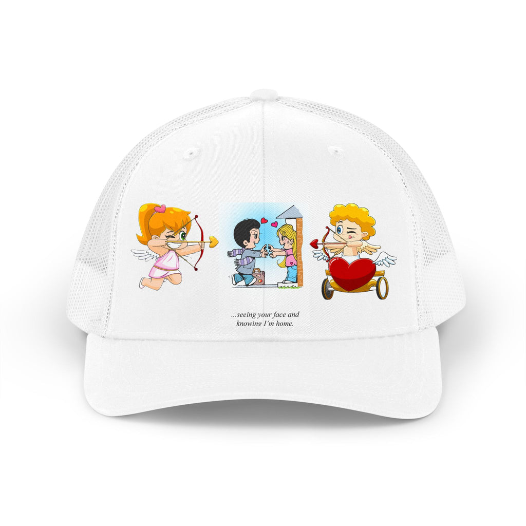 CAP LOVE IS... Romantic Trucker Hat — Retro Love Gift