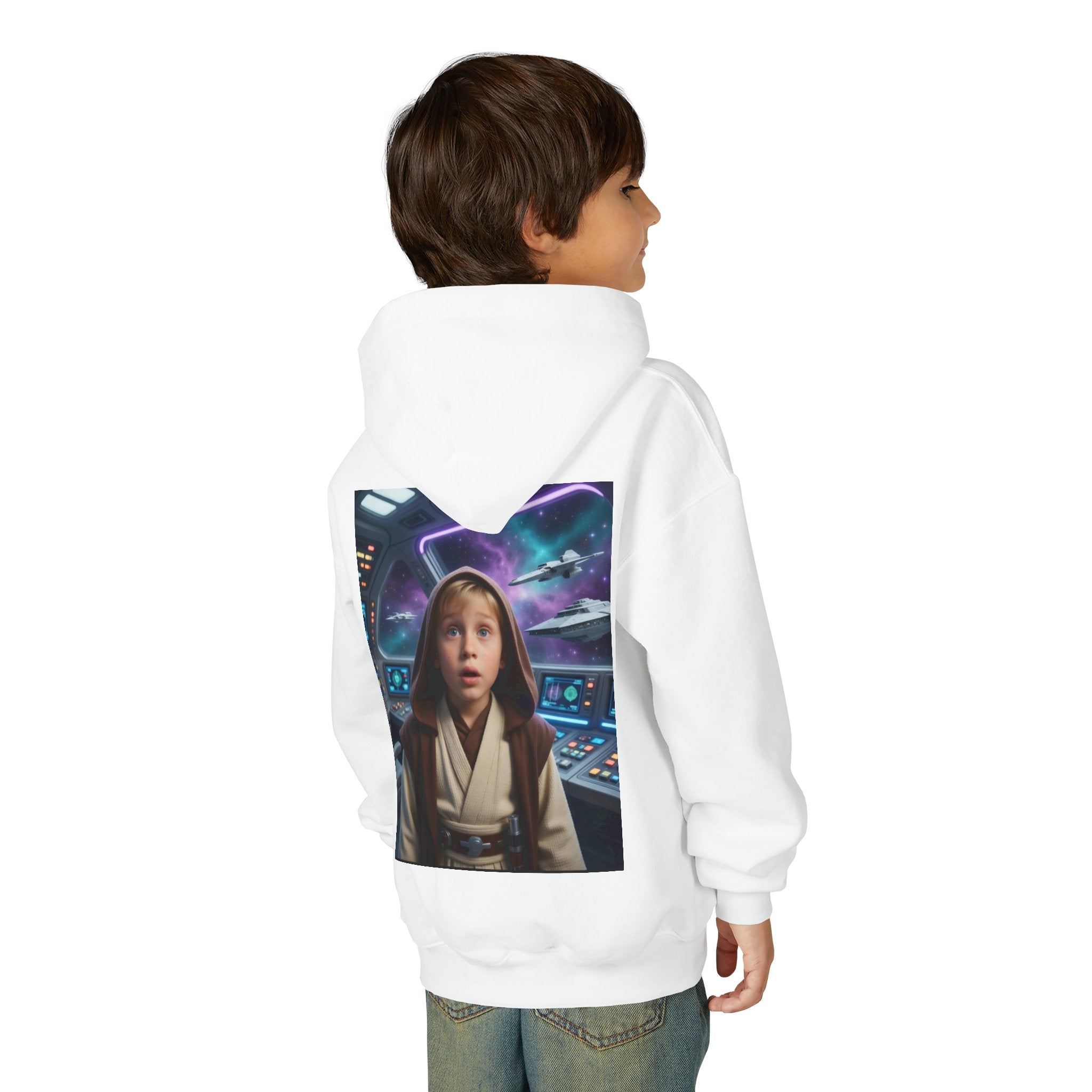 Youth Starship Hoodie – Space Adventure Jedi Kid Pullover