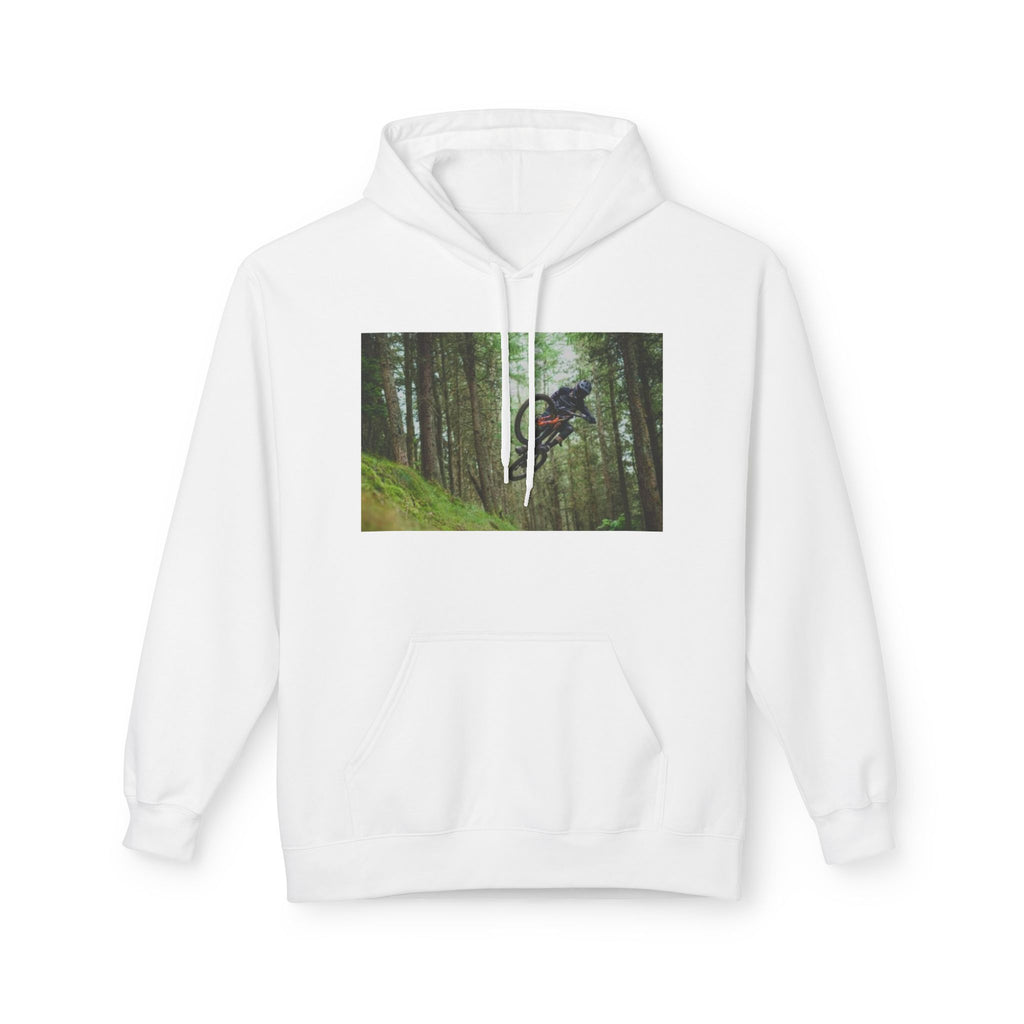 💎 Mountain Biking Hoodie — Forest Trail MTB Photo Sweatshirt 💎