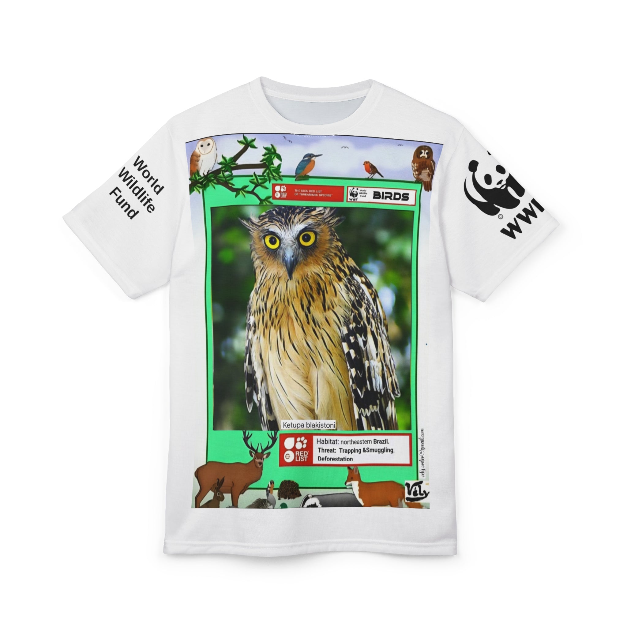 Nature Birds Bright Elegant T-Shirt — Gift for Nature Lovers