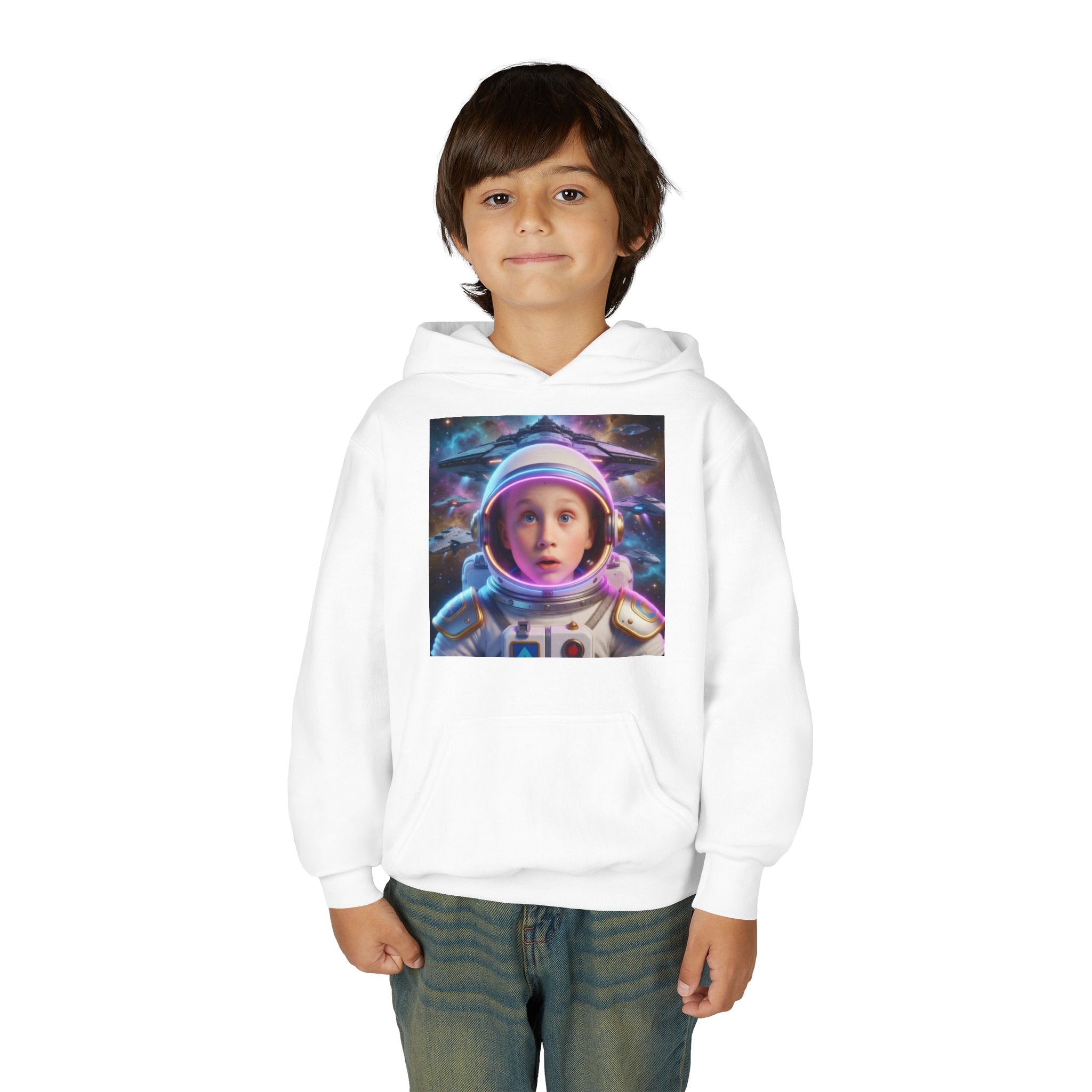 Kids Astronaut Hoodie — Space Explorer Youth Sweatshirt