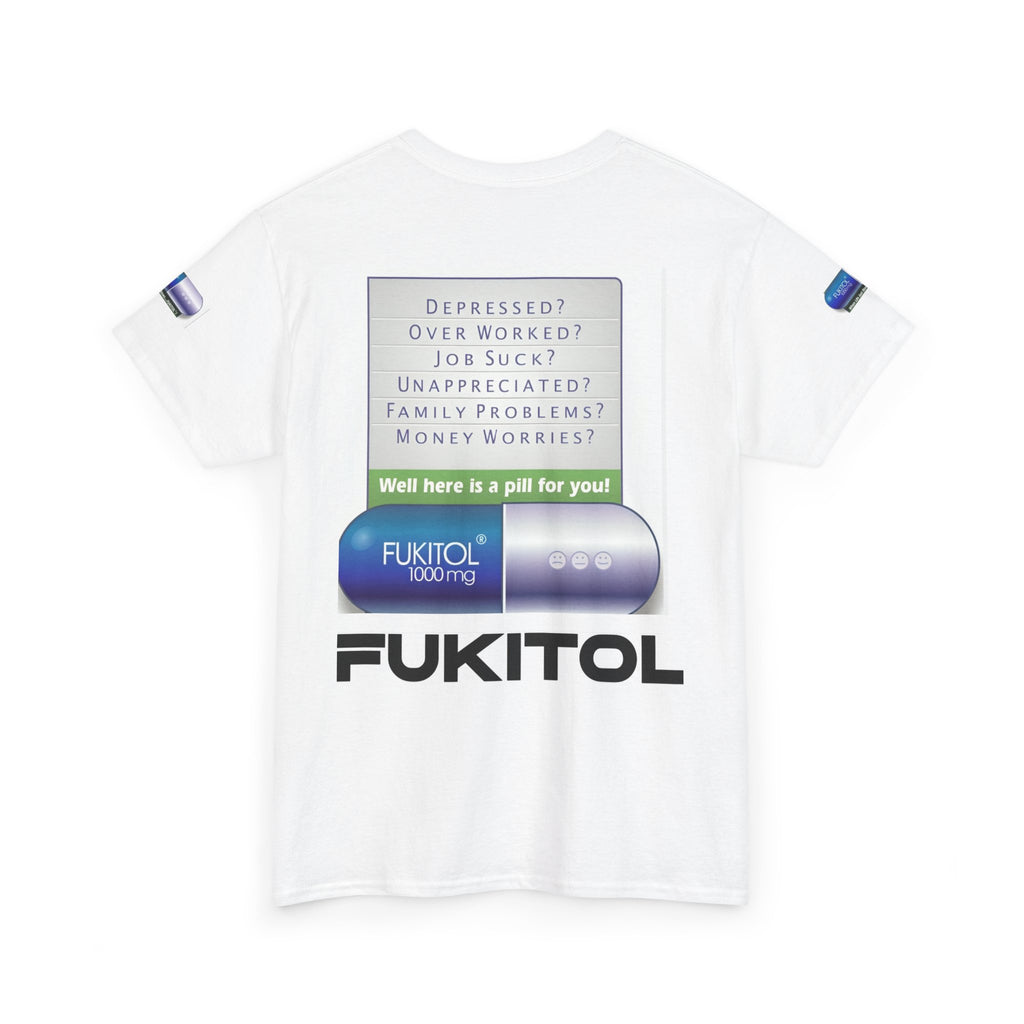 FUKITOL Graphic T-Shirt — Funny Cool Tee Gift for Friends & Colleagues