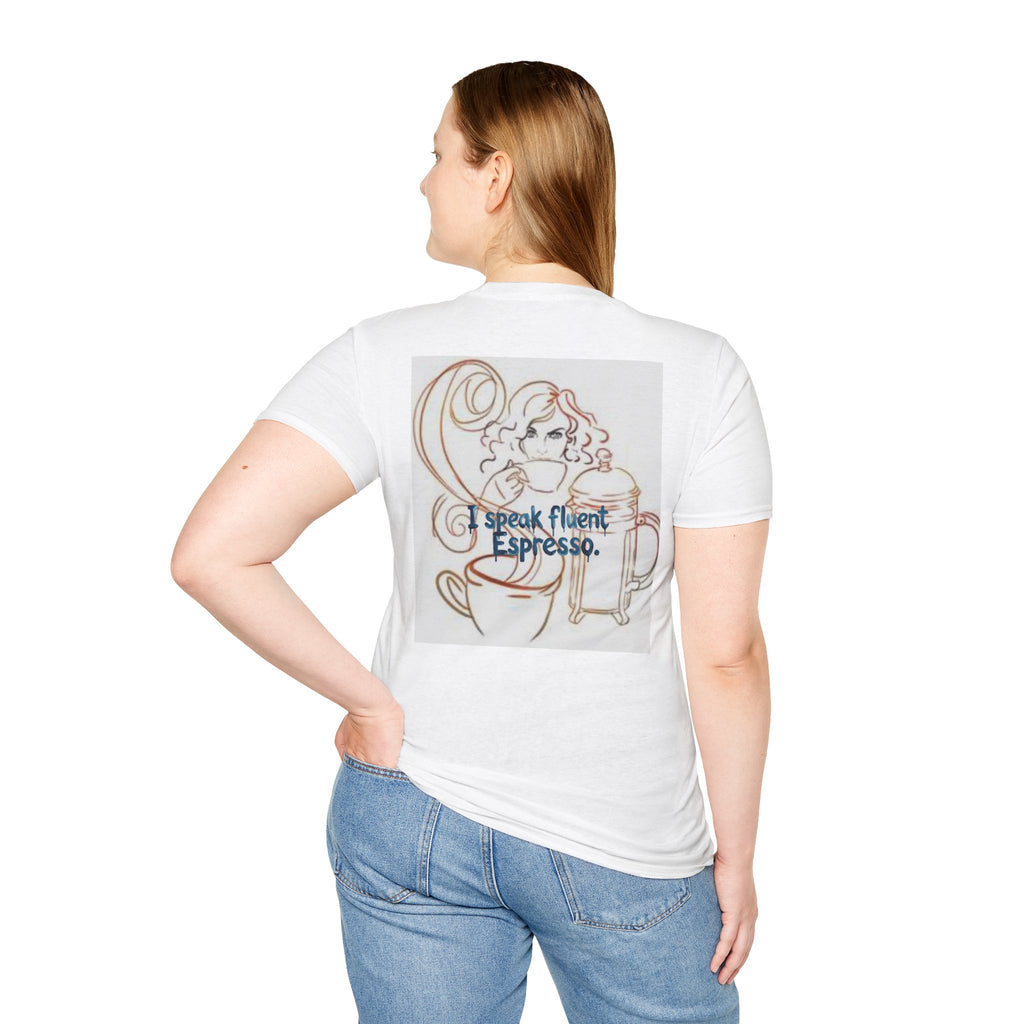 Espresso Lover T-Shirt — "I Speak Fluent Espresso" Coffee Tee