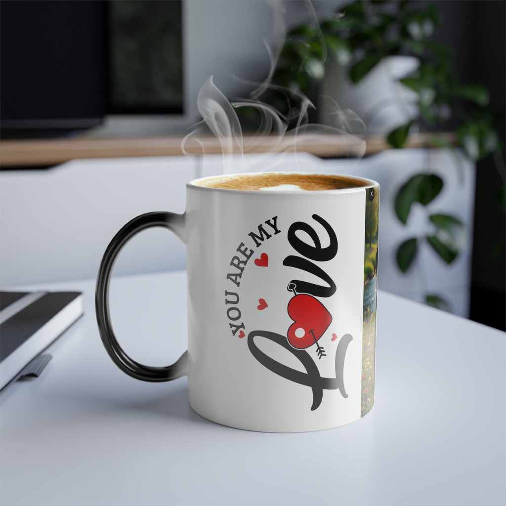 Color-Changing Mug — Crowned Rottweiler "You Are My Sunshine" Design, 11oz