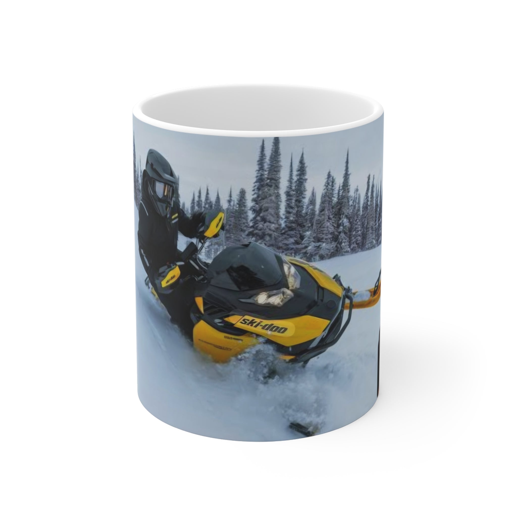 Snowmobile Mug — Freeride Filmz Winter Snowmobiling Coffee Cup