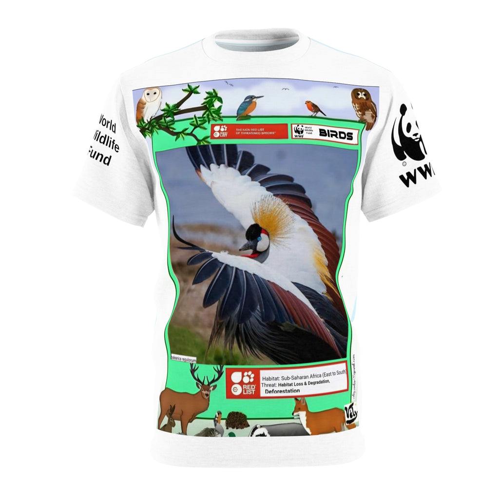 鳥類保護グラフィックTシャツ — WWF「鳥類」プリントカットソーシャツ