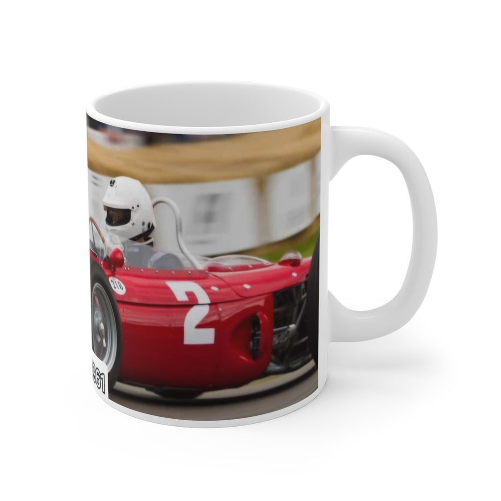 💎 Vintage Racing Car Mug — 'The History of Speed' 11oz Coffee Cup 💎