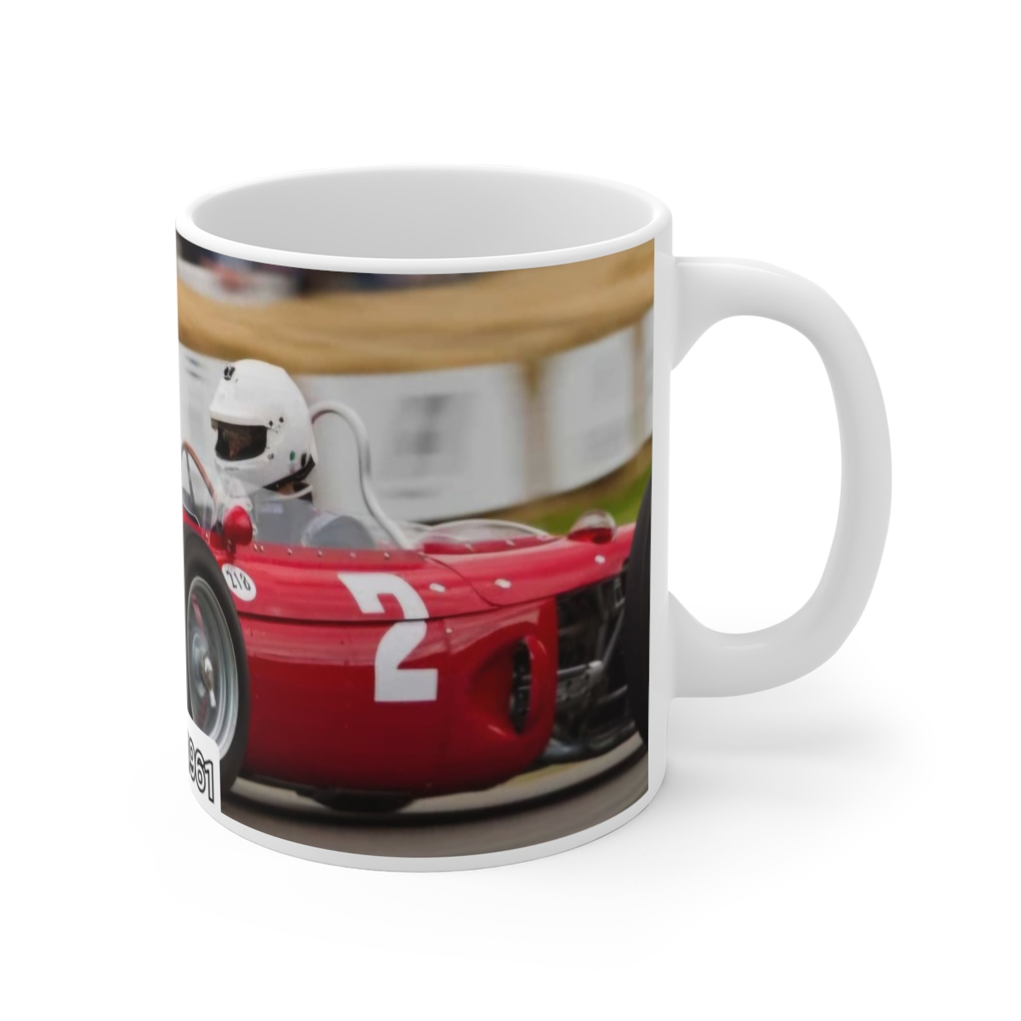 Vintage Racing Car Mug — 'The History of Speed' 11oz Coffee Cup