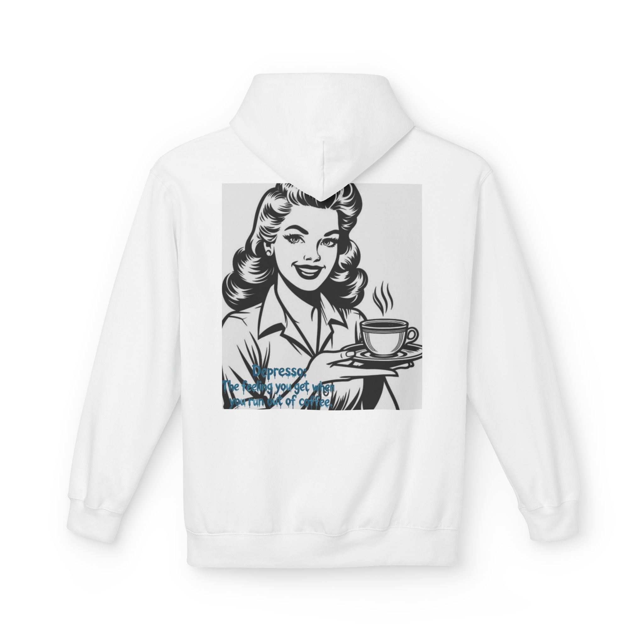 Coffee Retro Hoodie – Vintage Housewife Cup Design
