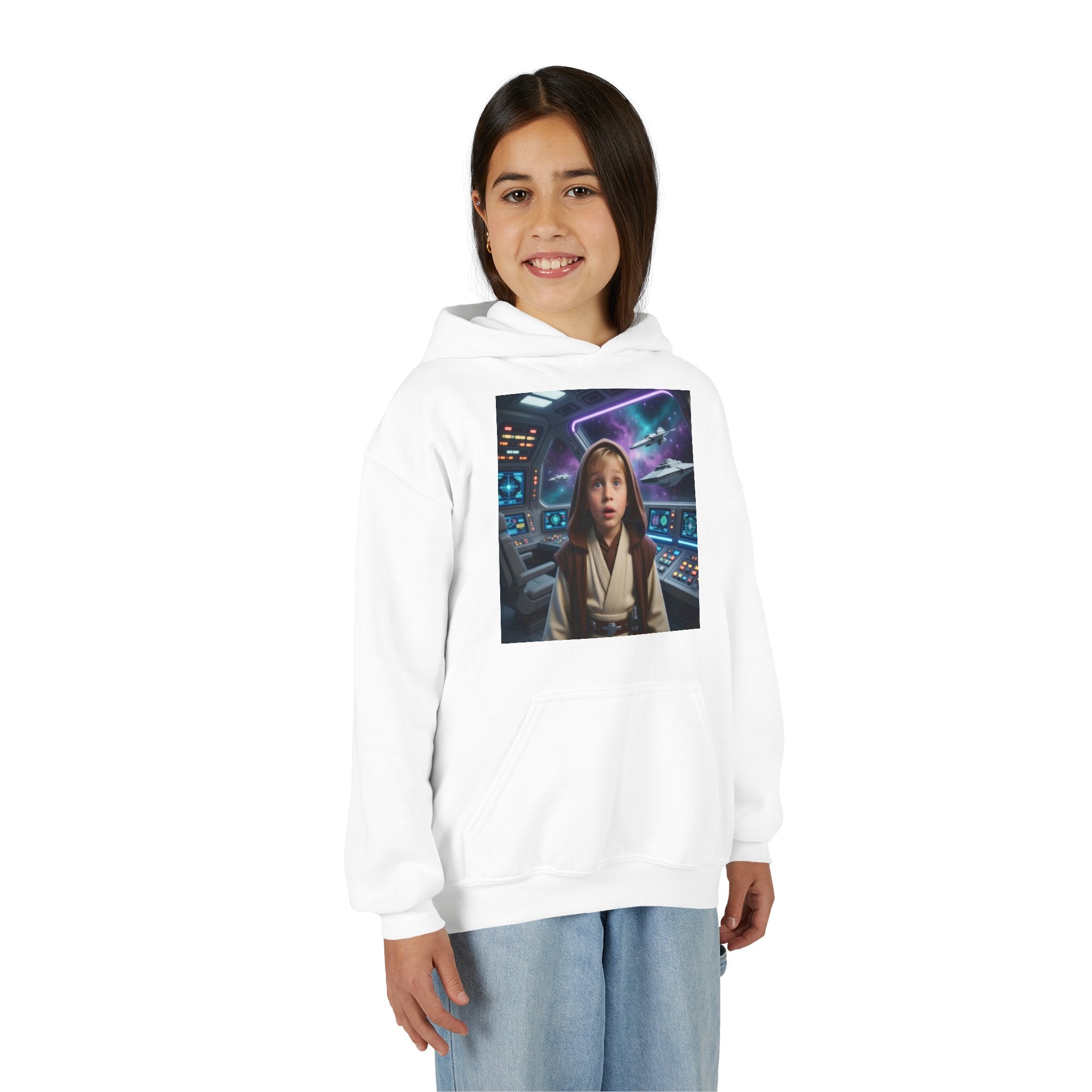 Youth Starship Hoodie – Space Adventure Jedi Kid Pullover