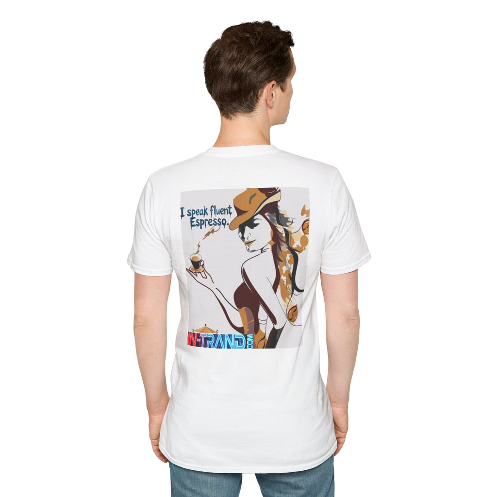 Espresso Lover T-Shirt — "I Speak Fluent Espresso" Coffee Graphic Tee