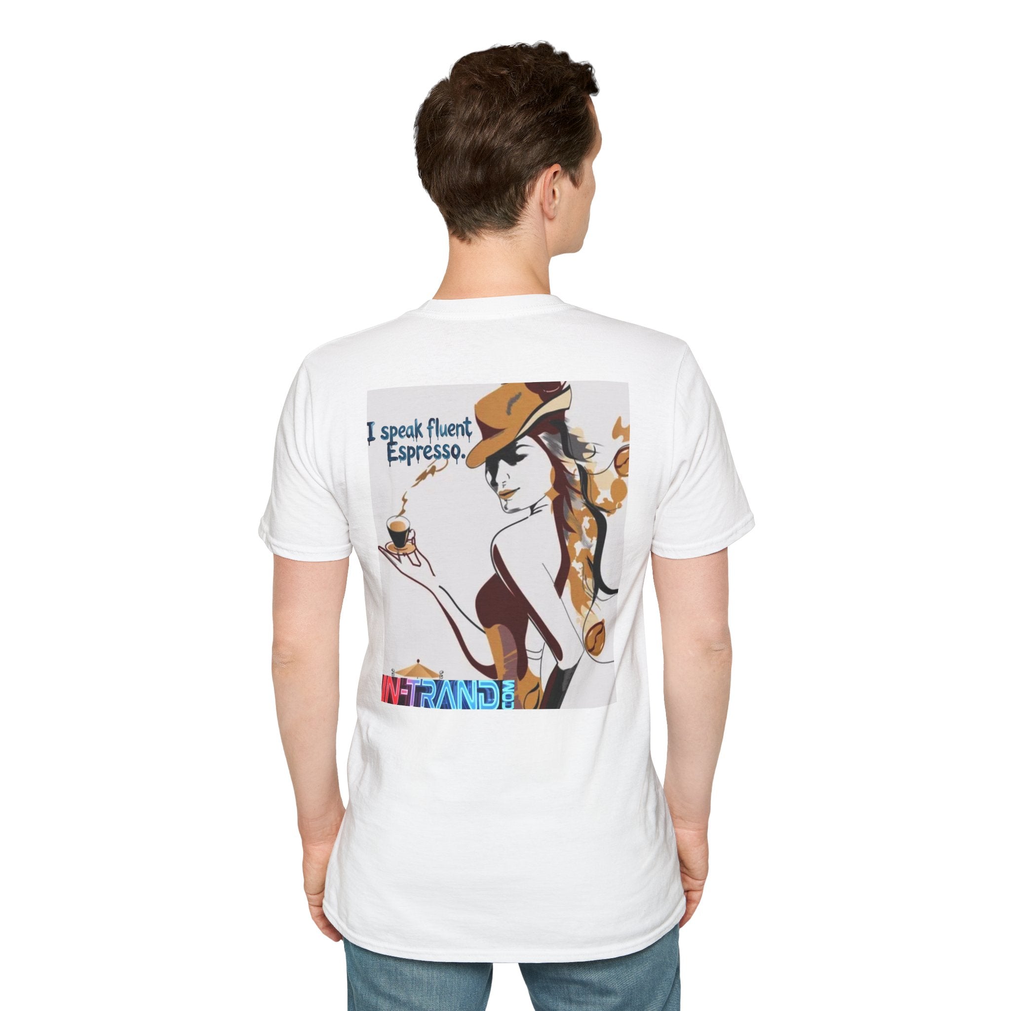 Espresso Lover T-Shirt — "I Speak Fluent Espresso" Coffee Graphic Tee