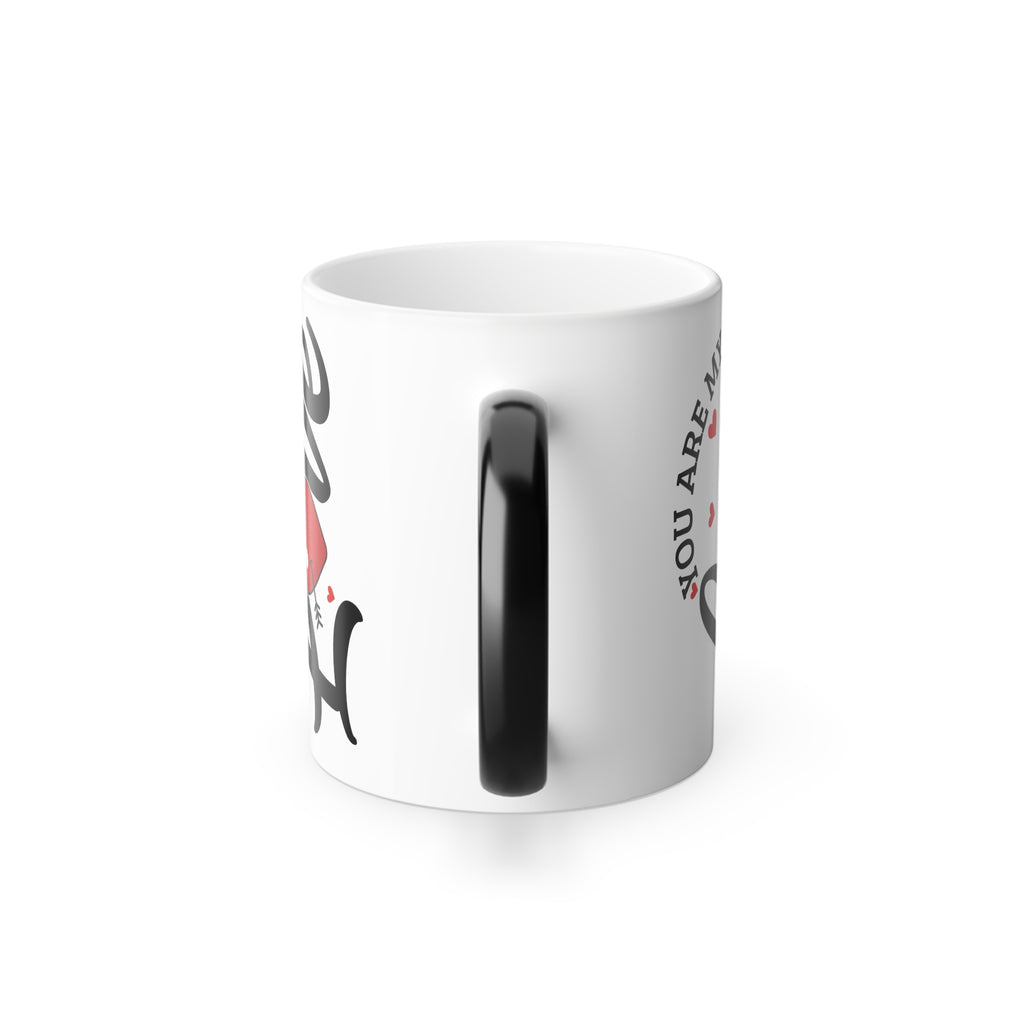 Color-Changing Mug — 'You Are My Queen' Bulldog Crown Design (11 oz)
