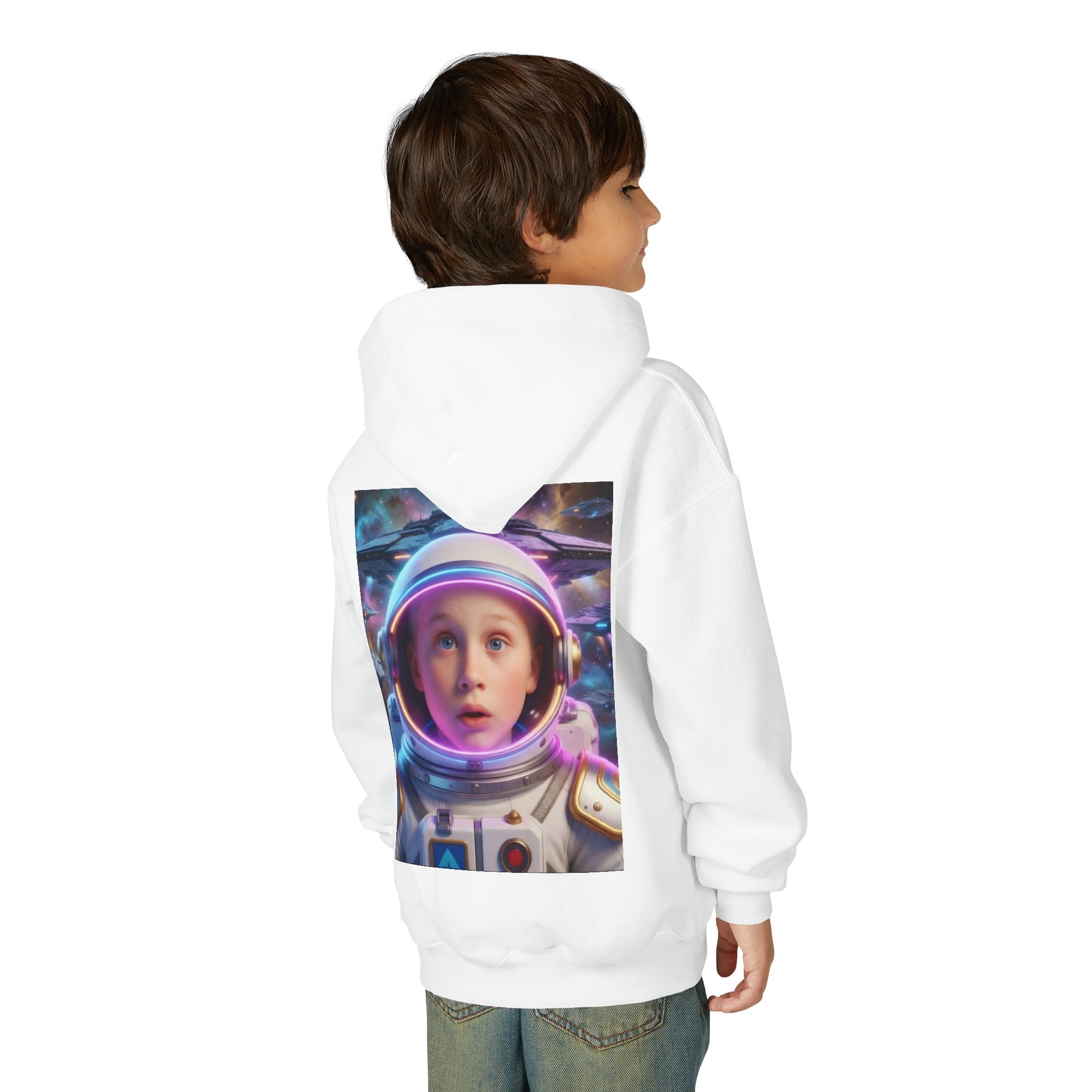 Kids Astronaut Hoodie — Space Explorer Youth Sweatshirt