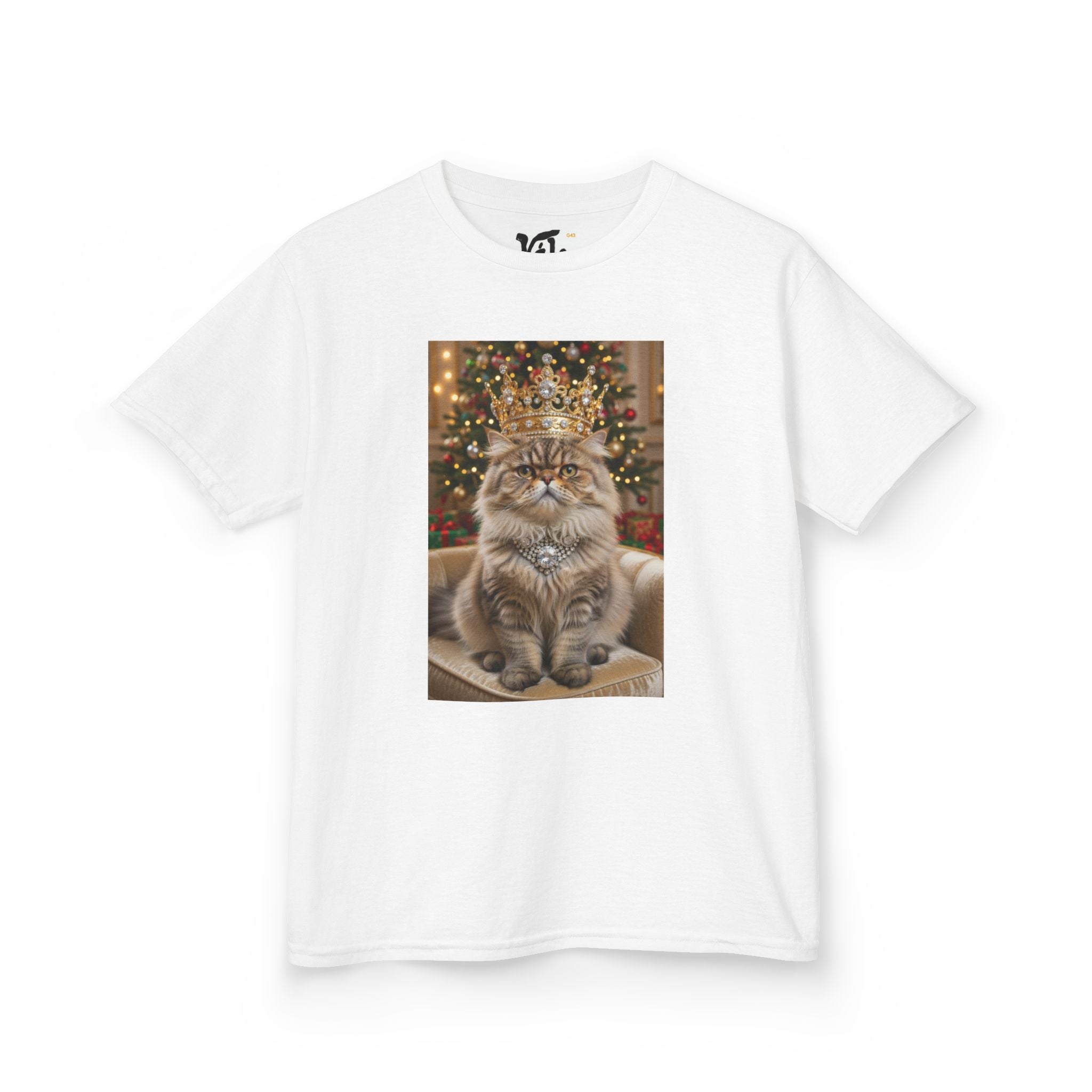 T-SHIRT KIDS -CATS HEROES- Festive Grumpy Cat Christmas Tee