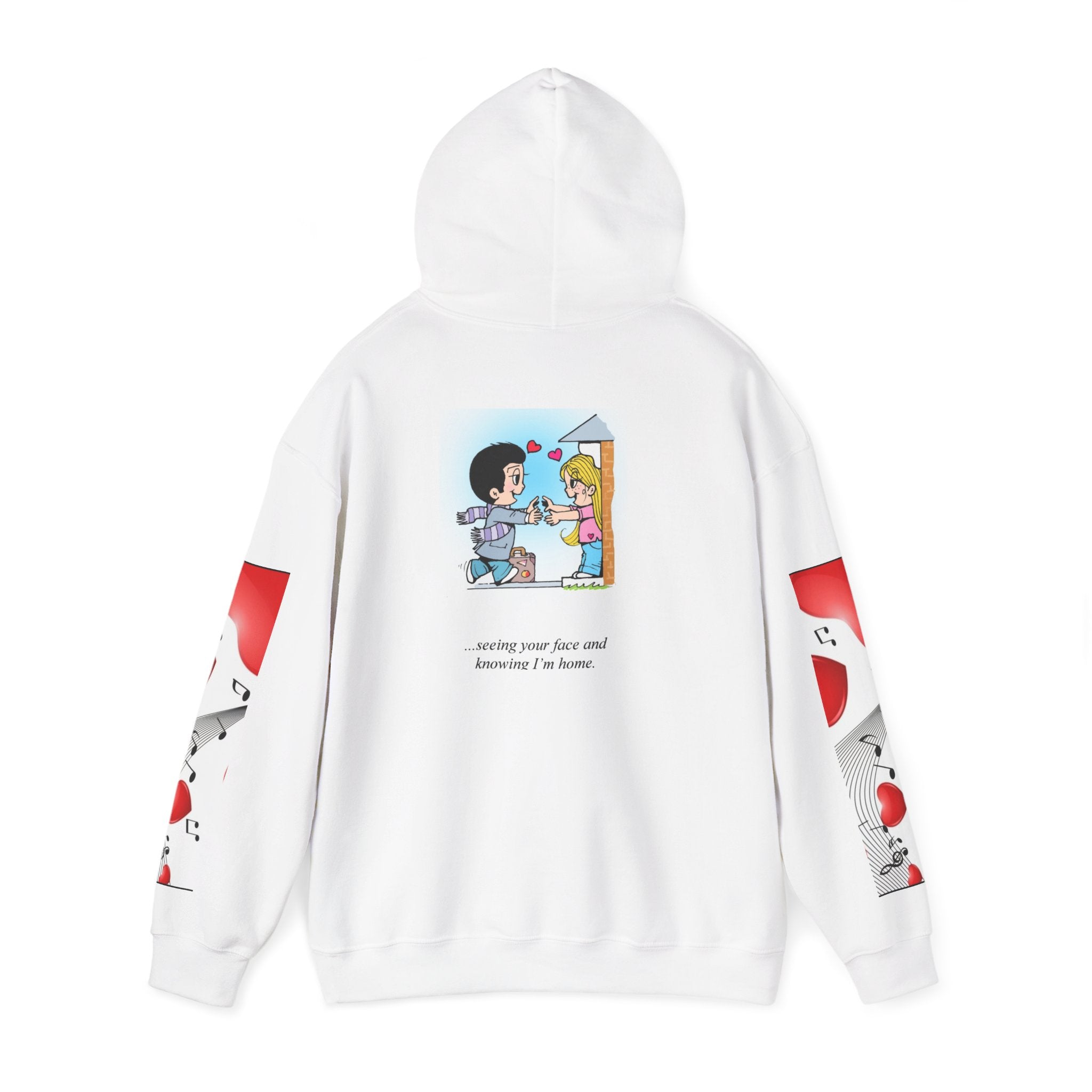 HOODIE LOVE IS... — Vintage Cartoon 'Saving Your Face and Because I’m Honest' Pullover