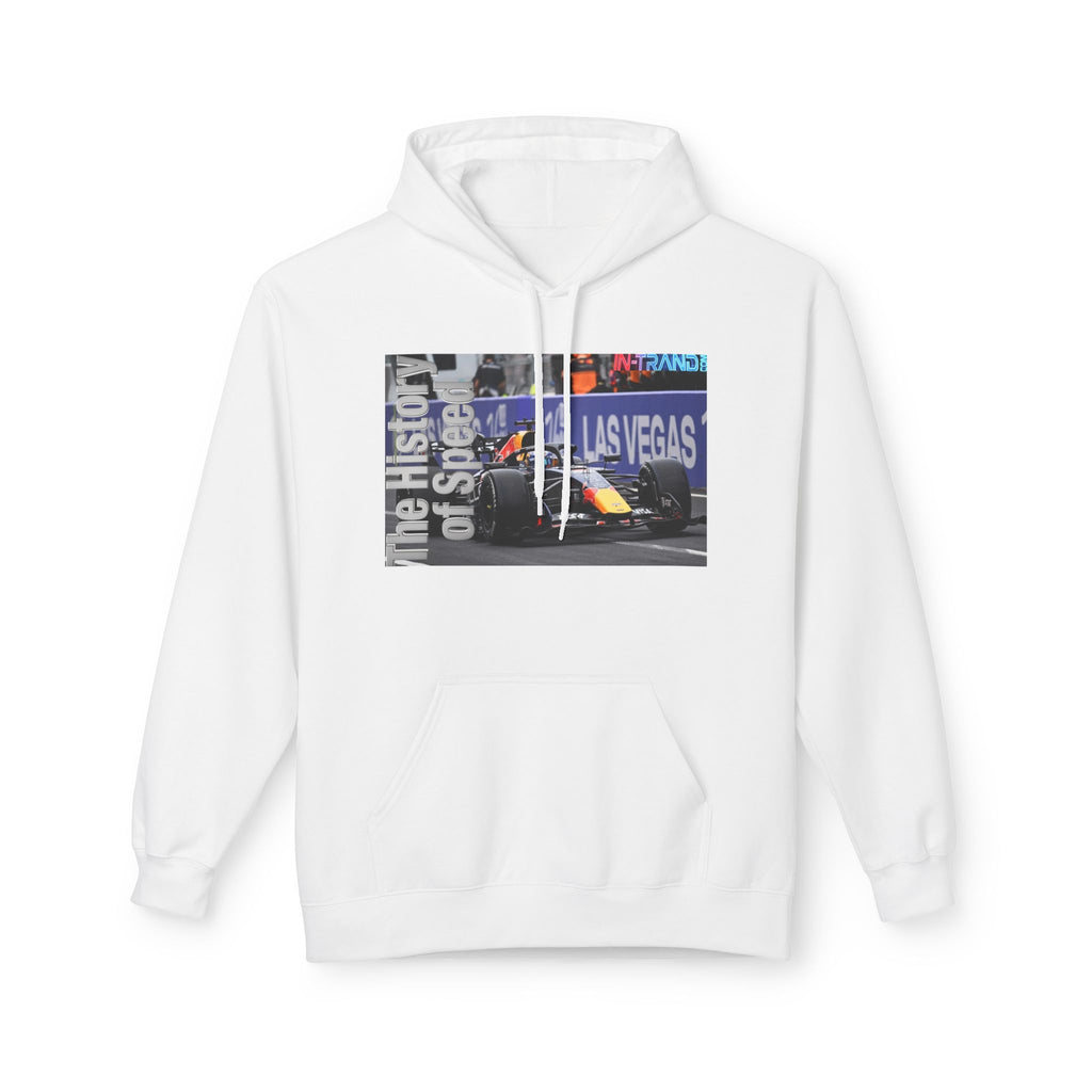 The History of Speed Hoodie — Racing Car Las Vegas Graphic Hoodie