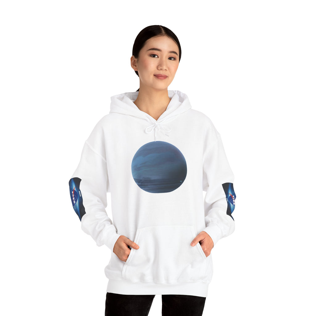 HOODIE MY GALAXY planet Neptune Nebula Circle Hoodie – Futuristic Vaporwave Graphic Sweatshirt