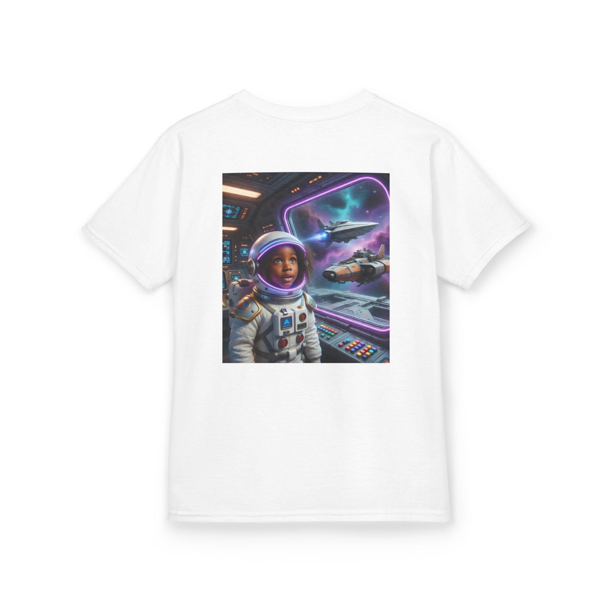 💎 Children in Space Kids T-Shirt — Heavy Cotton Space Tee 💎