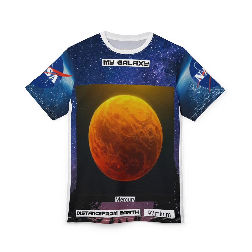 Mercury Series Bright Elegant Tee — Stylish All-Over Print Gift