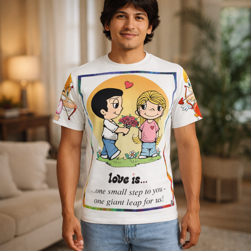 💎 Bright Mood Tee — Cheerful All-Over Print T-Shirt 💎