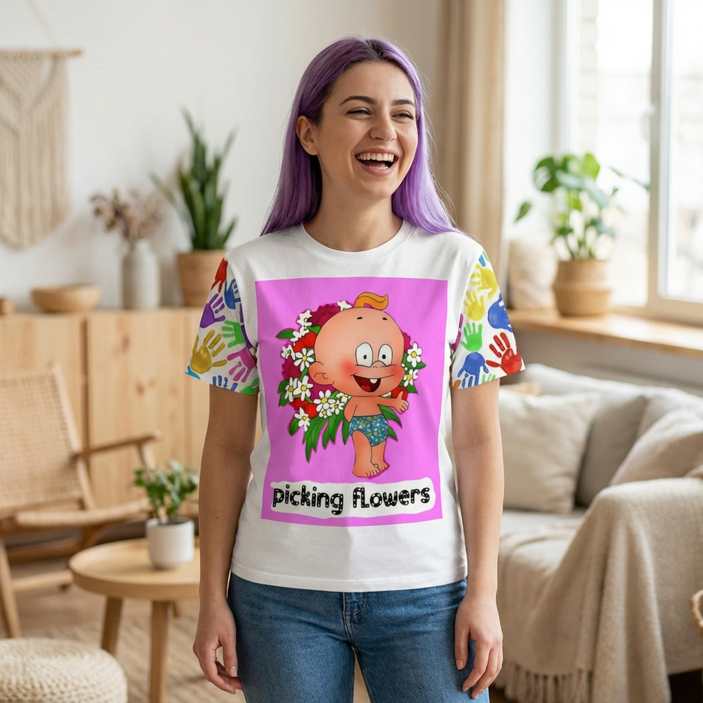 鮮やかな色のギフトTシャツ
