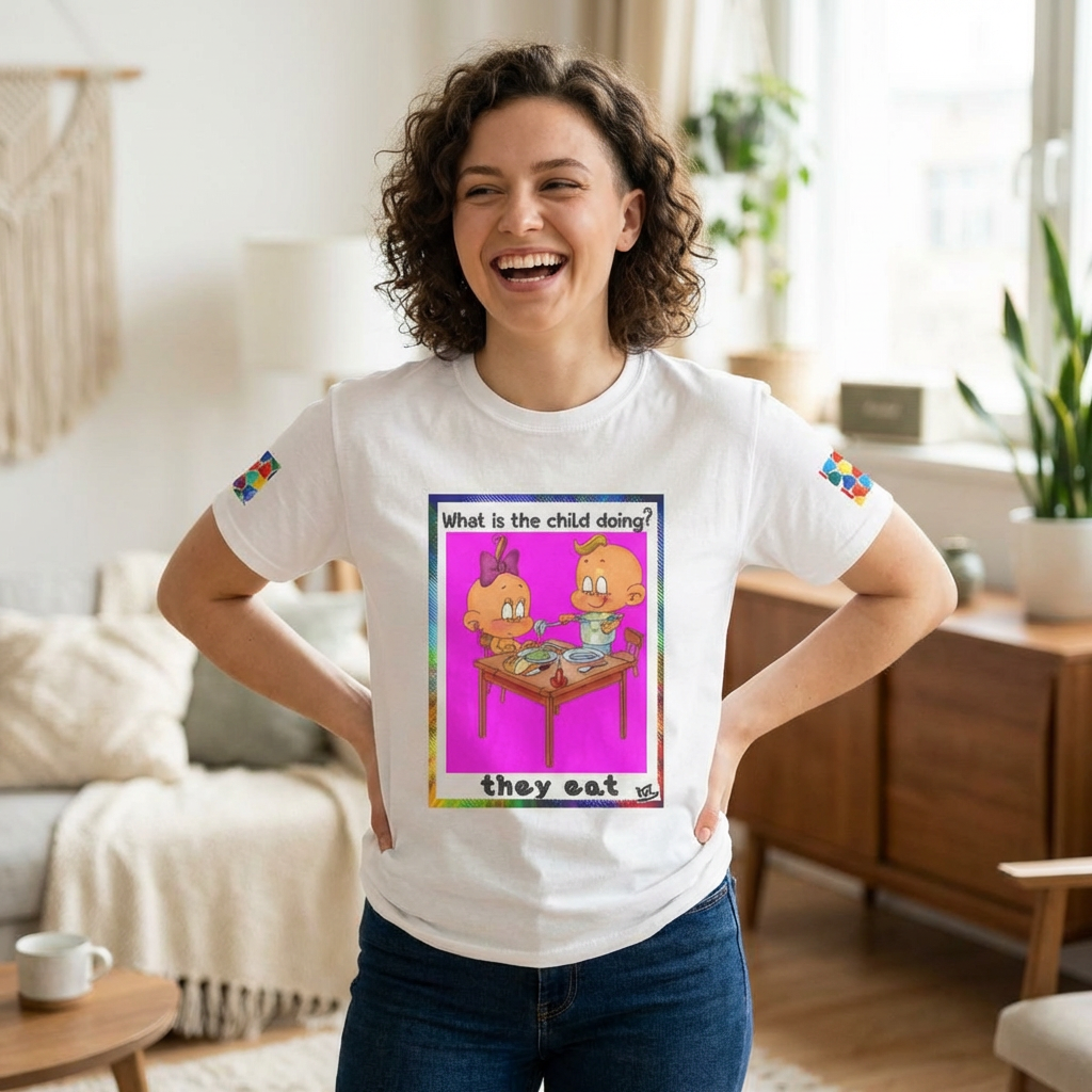 カップル＆ファミリー向けブライトTシャツ - 若いカップルへのスタイリッシュなギフトシャツ