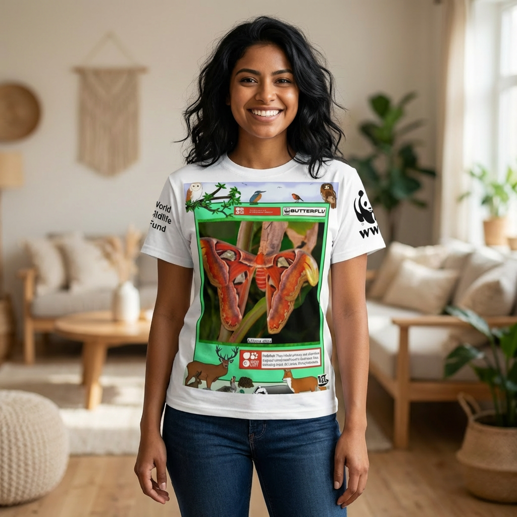 Butterfly Nature Bright Elegant T-Shirt — Gift-Ready Floral Tee