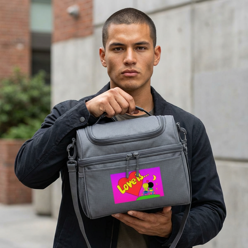 BAG - LOVE IS...- Stylish Cooler Bag — Best Gift Insulated Tote for Picnics & Outdoor Entertaining