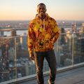 HOODIE NATURE   Tiger & Autumn Leaves Hoodie — WWF Conservation Pullover
