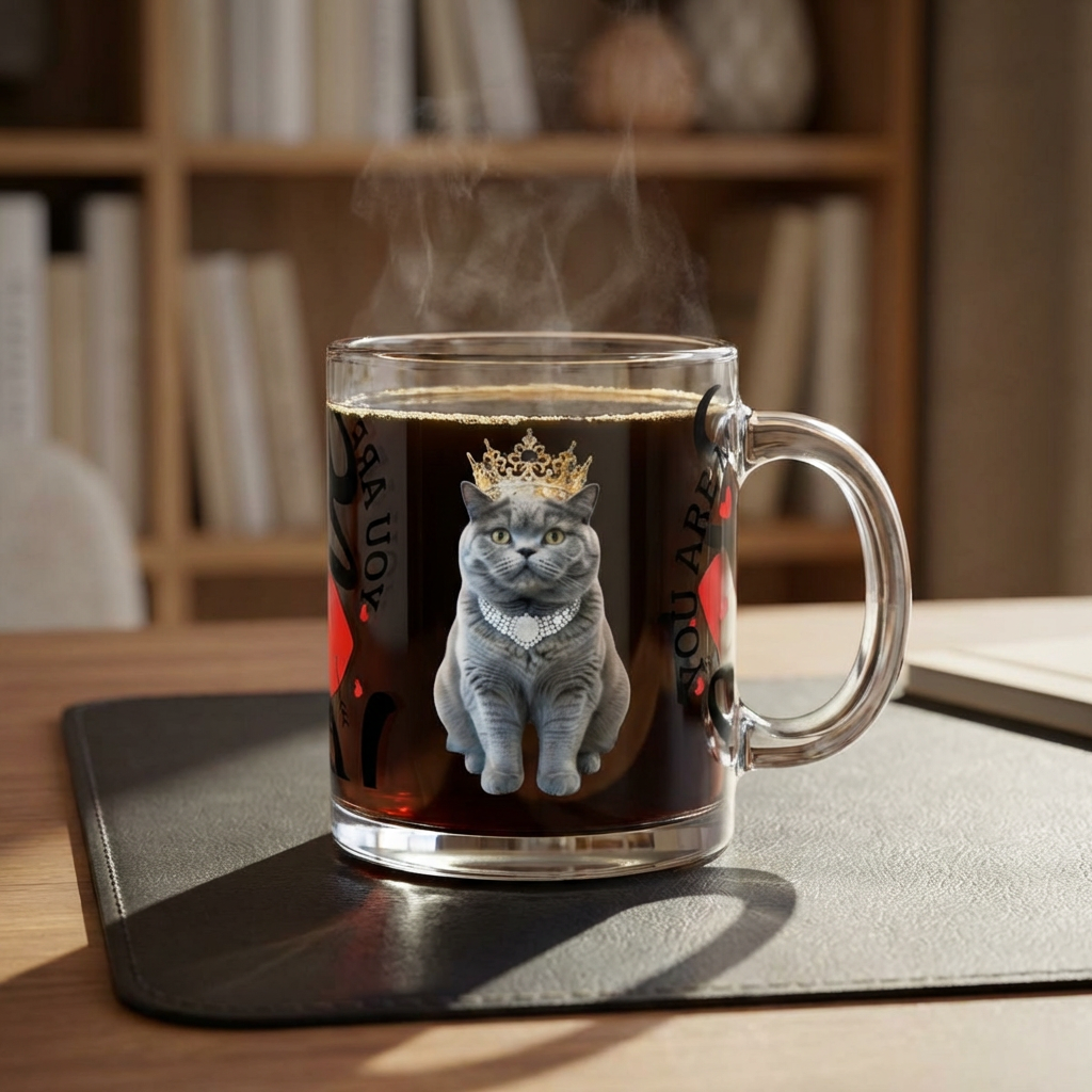 Glass Mug, 10oz