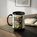 15oz Black Mug — You Are My Love Beagle Crowned Dog Coffee Cup