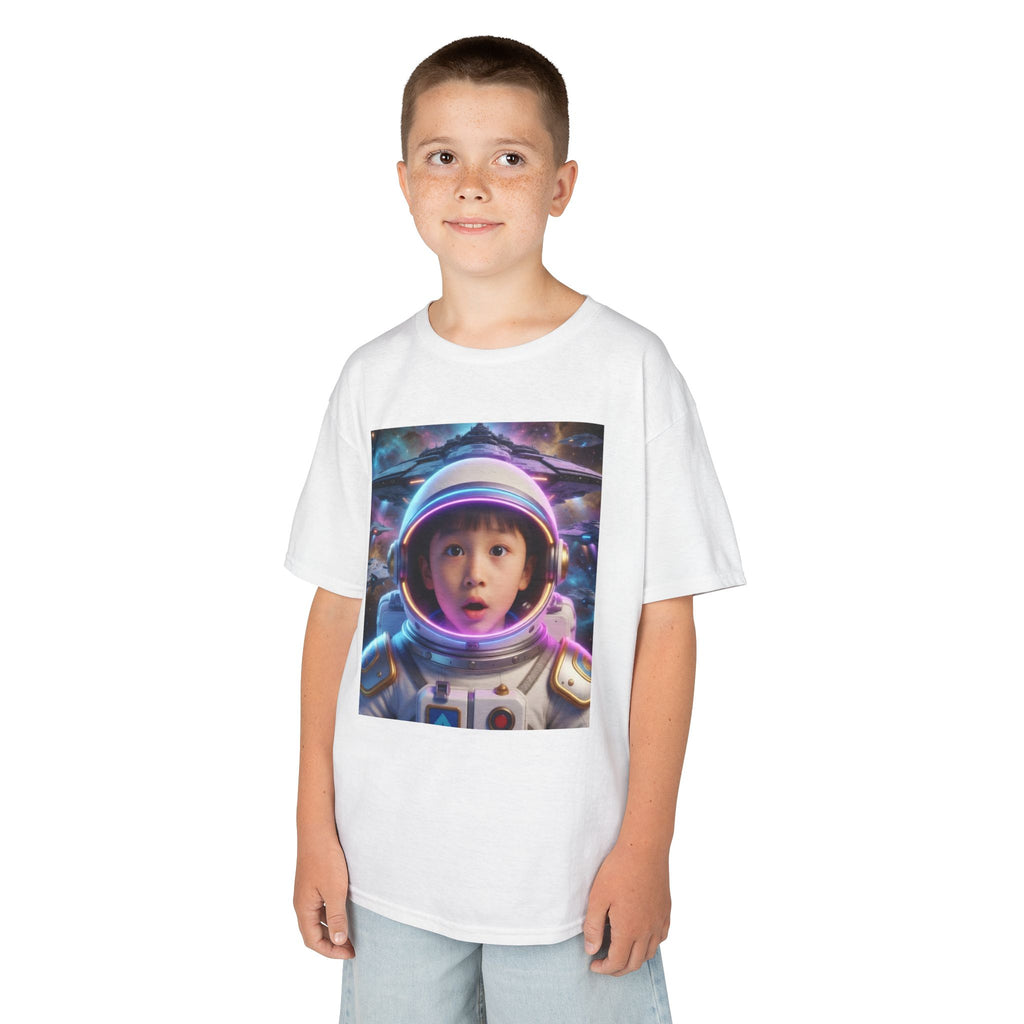 💎 Kids Astronaut T-Shirt — Cute Space Helmet Portrait Tee for Boys & Girls 💎