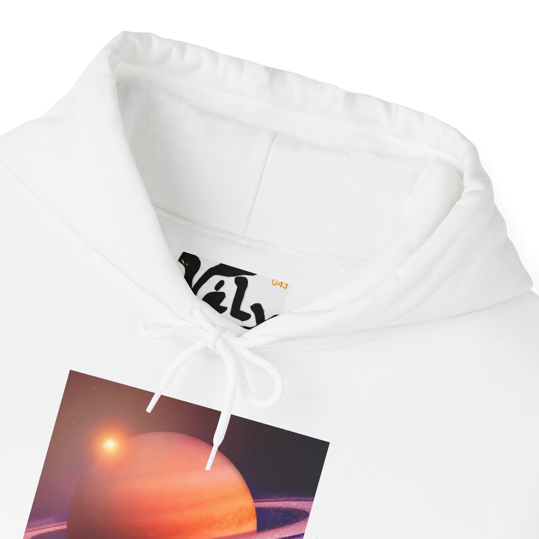 HOODIE MY GALAXY  Planet Hoodie — Retro Saturn Graphic Hooded Sweatshirt