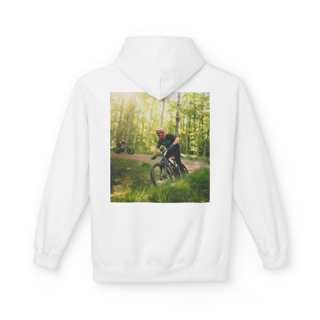 💎 Mountain Biking Hoodie — Forest Trail MTB Photo Sweatshirt 💎