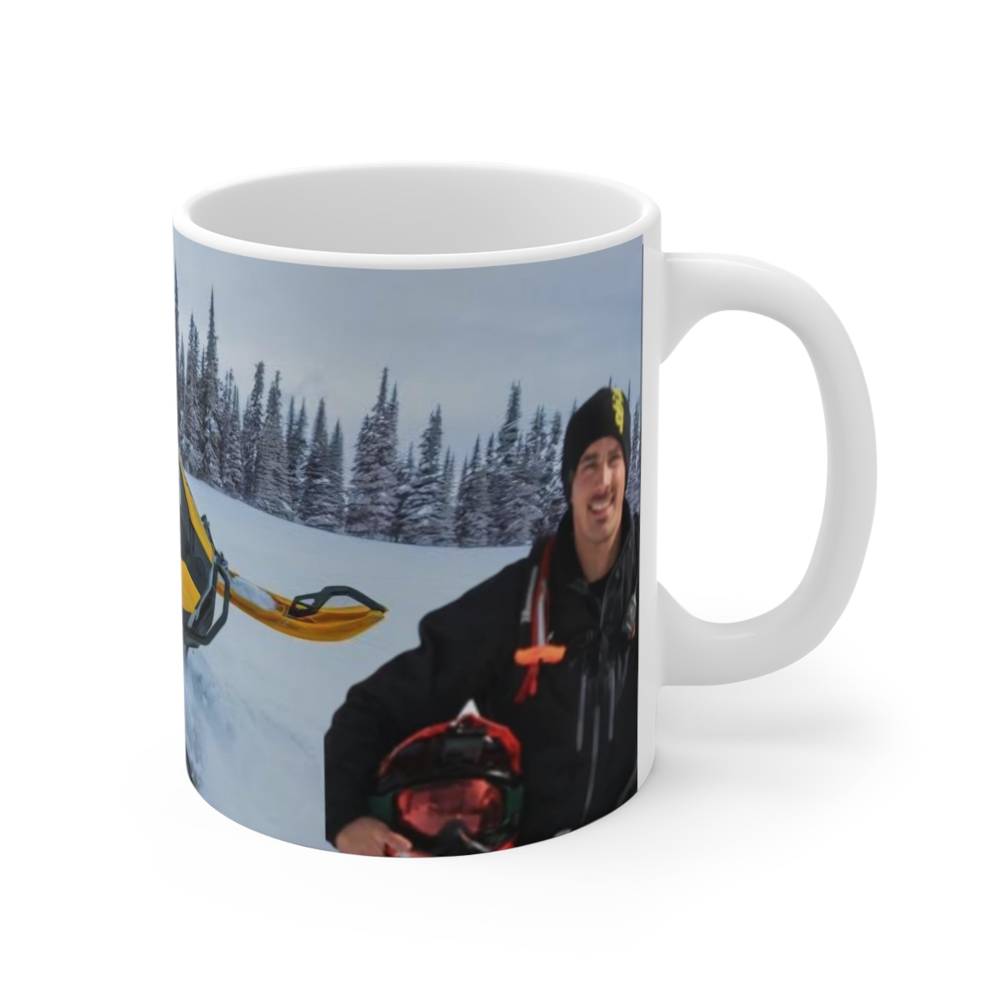 Snowmobile Mug — Freeride Filmz Winter Snowmobiling Coffee Cup