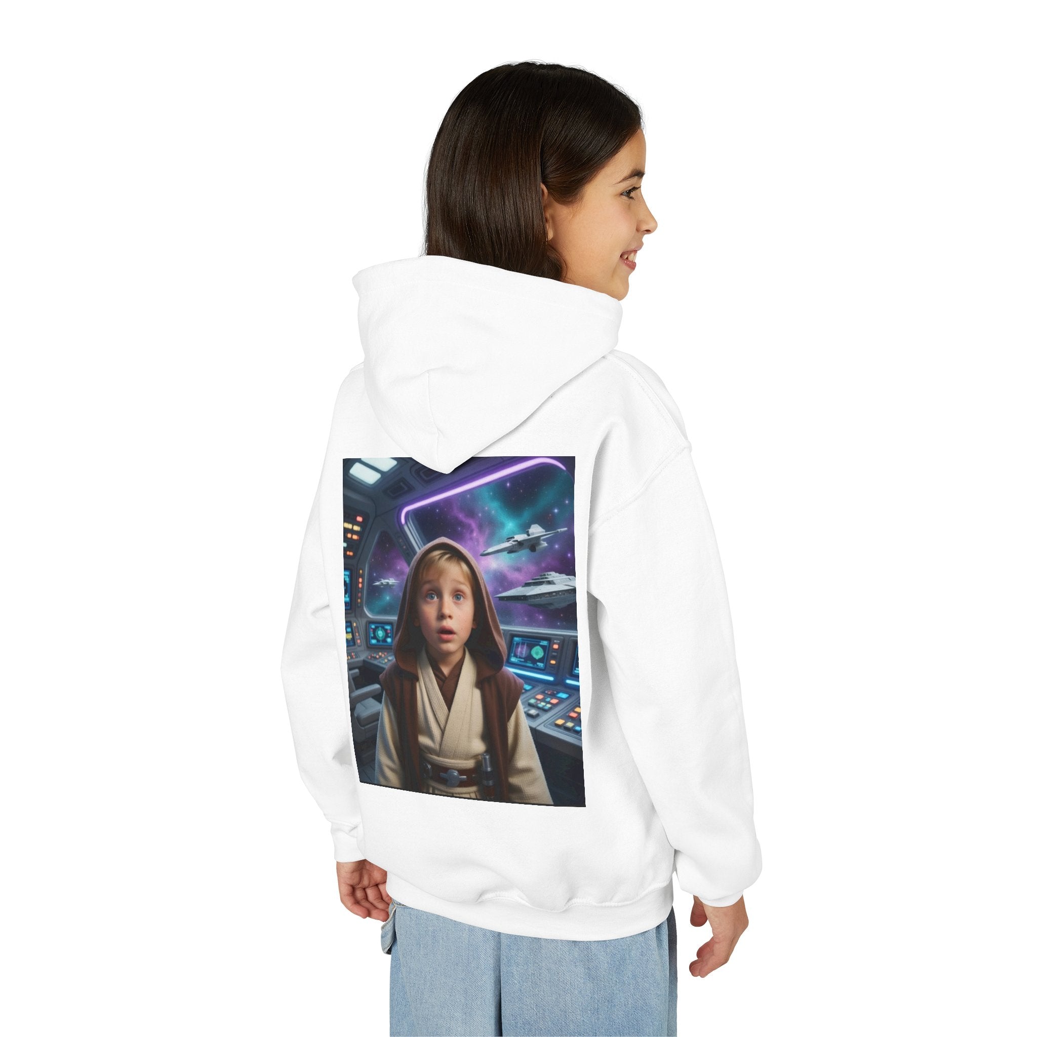 Youth Starship Hoodie – Space Adventure Jedi Kid Pullover