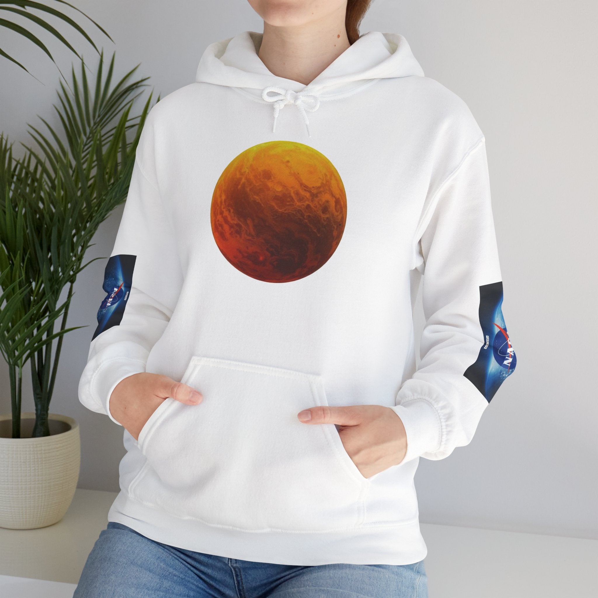 HOODIE MY GALAXY MERCURY — Retro NASA Poster Graphic Pullover