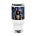Space Adventure Travel Mug — Jedi Kid & Galactic Cockpit 14oz Stainless Steel