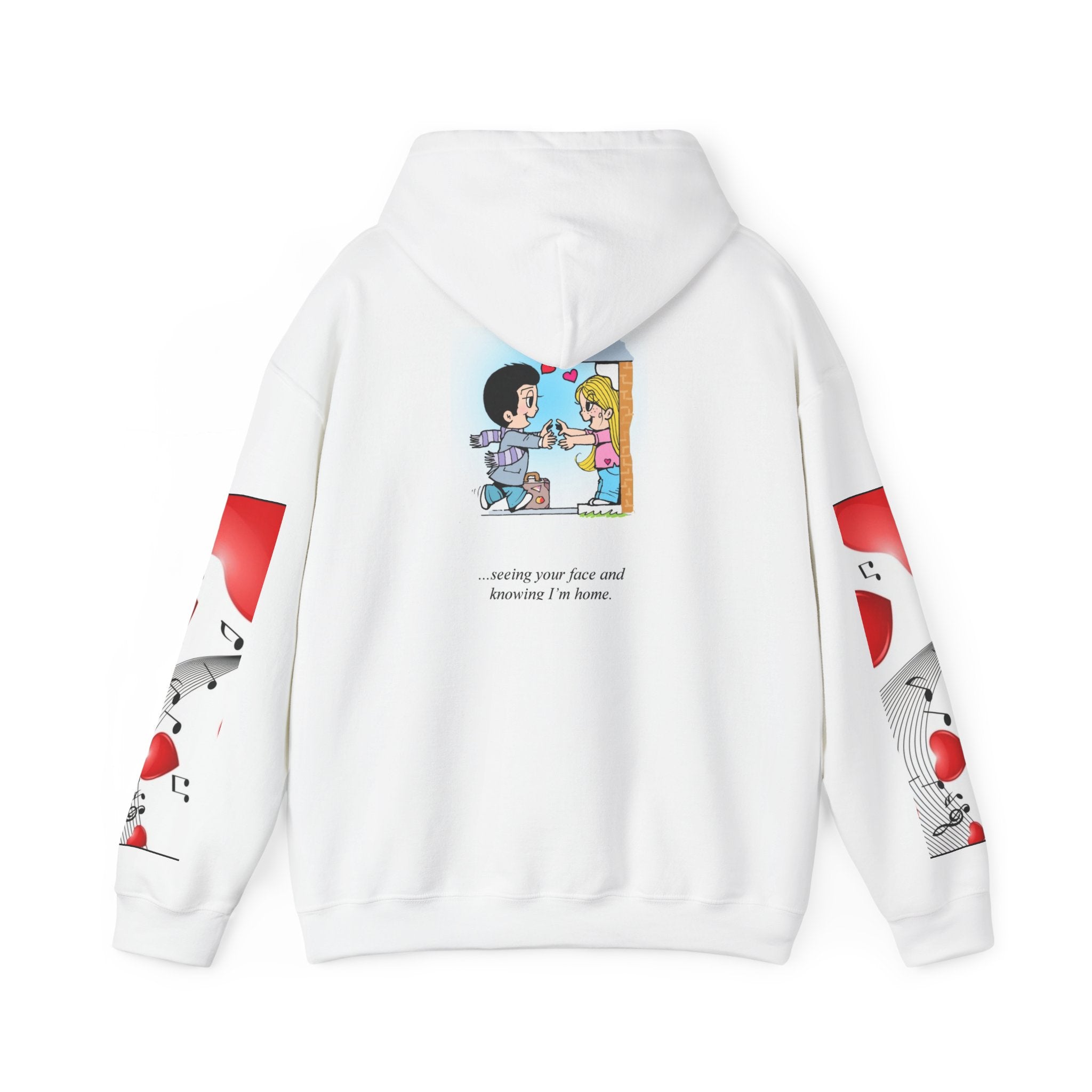 HOODIE LOVE IS... — Vintage Cartoon 'Saving Your Face and Because I’m Honest' Pullover