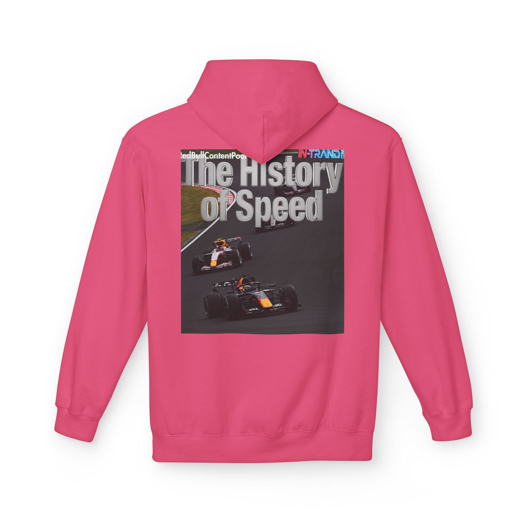 Racing Hoodie – “The History of Speed” Formula Car Graphic