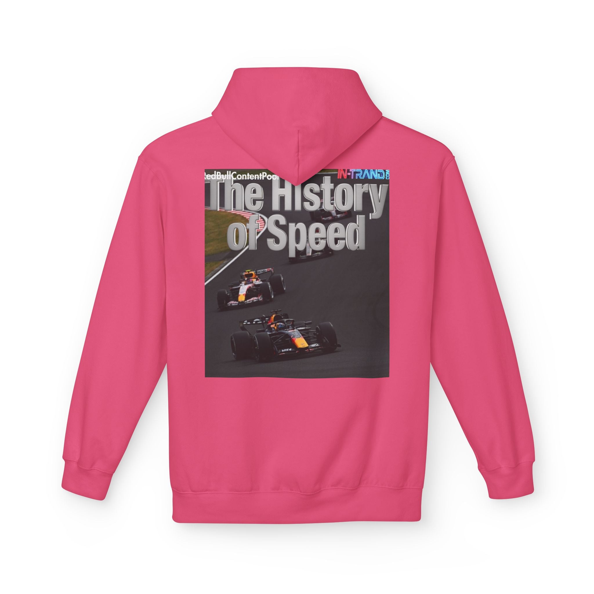 Racing Hoodie – “The History of Speed” Formula Car Graphic
