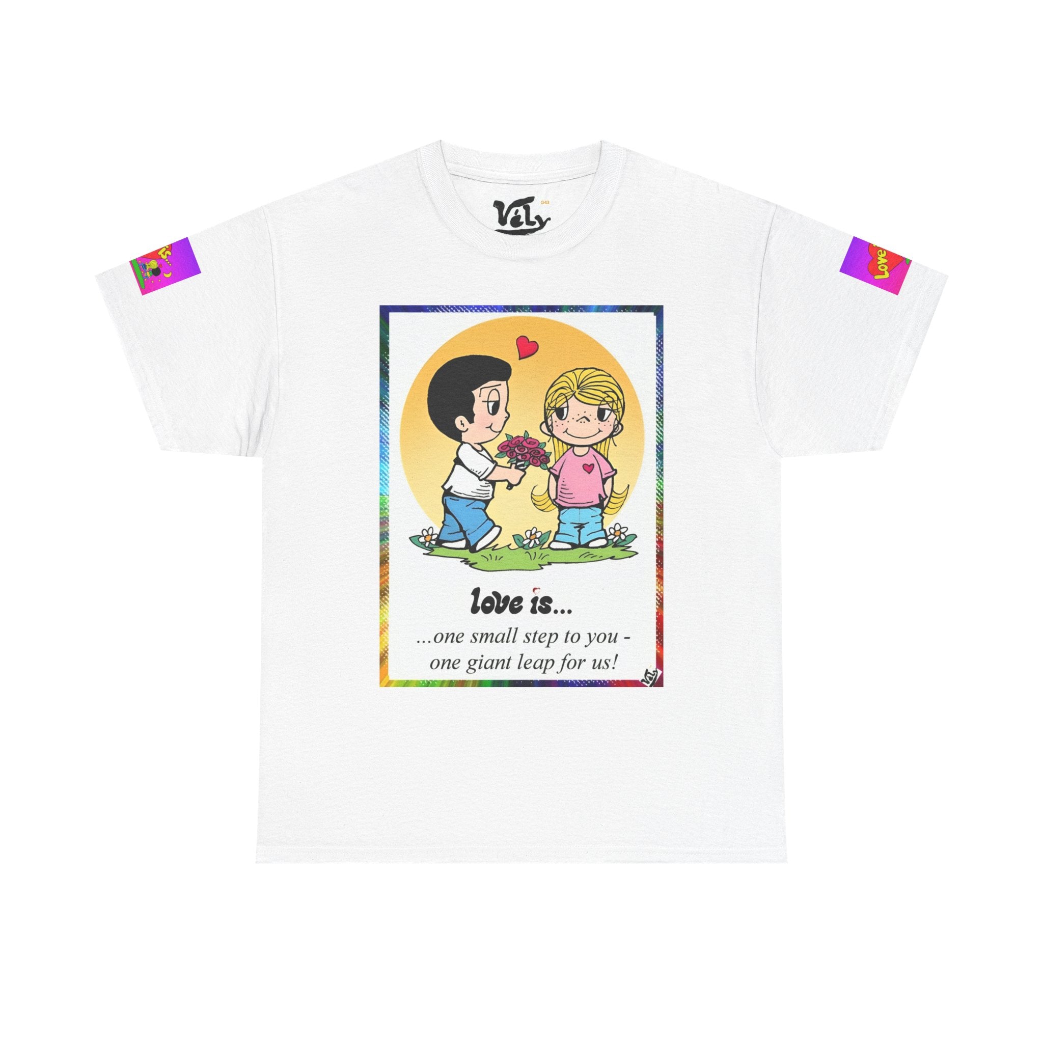 T  shirt  - LOVE IS...- Romantic Graphic T-Shirt — "Best Gift" Couples Tee