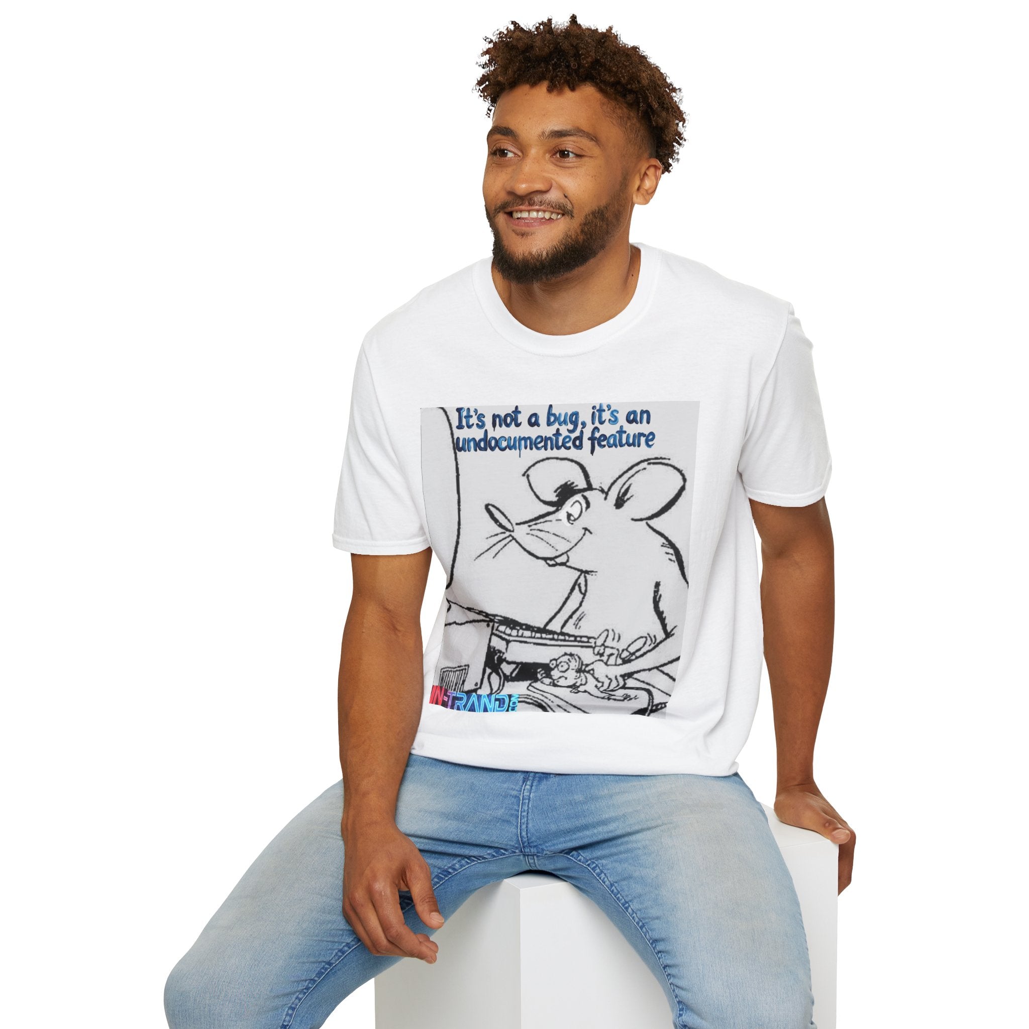 “It’s Not a Bug, It’s an Undocumented Feature” T-Shirt — Funny Programmer / Developer Tee
