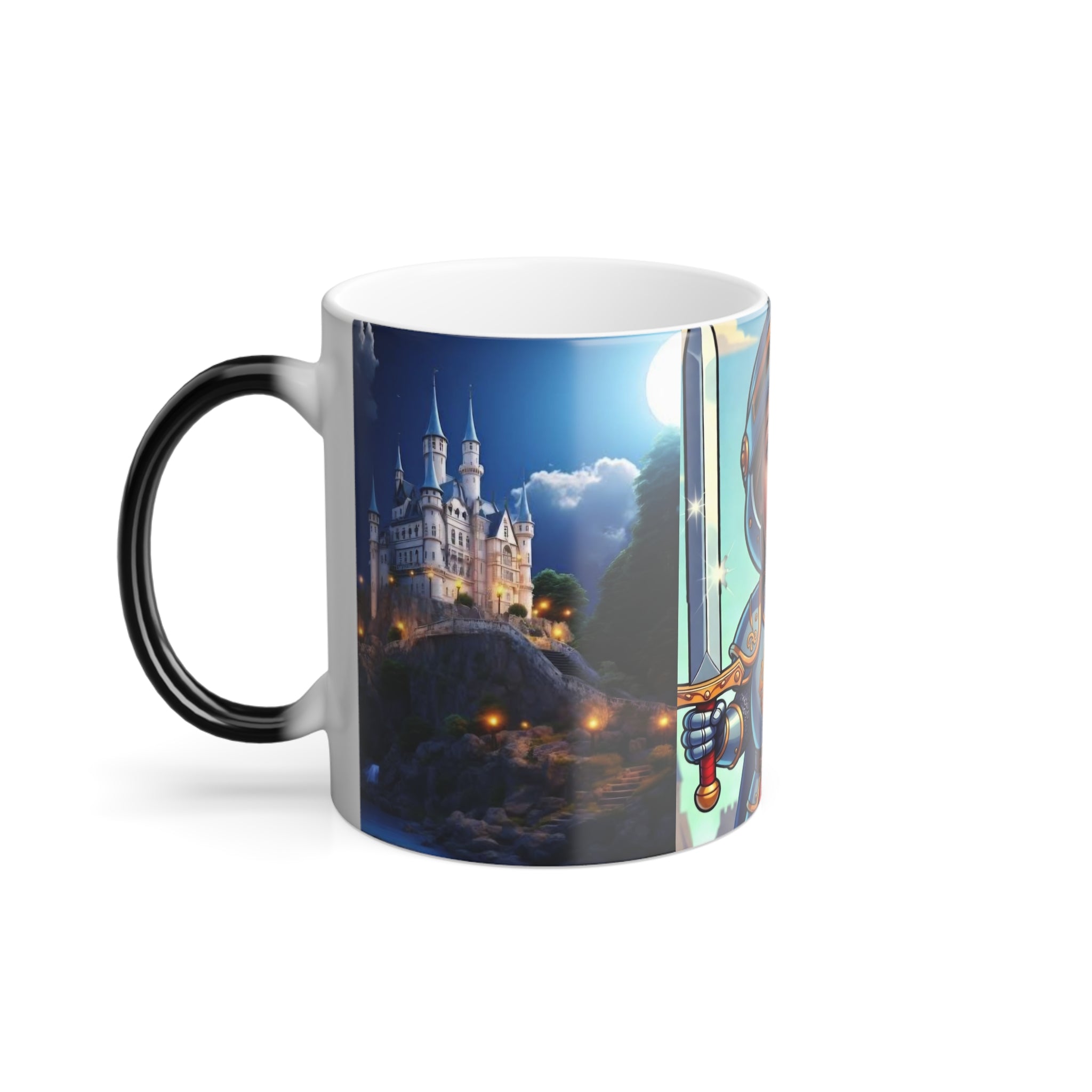 Color-Changing Mug — Kids Knight Portrait Magic Morph 11oz