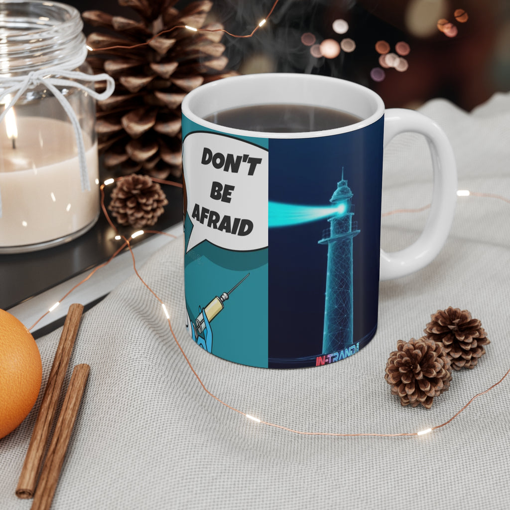 Nurse Pop Art 11oz Coffee Mug — “Don’t Be Afraid” Retro Medical Gift