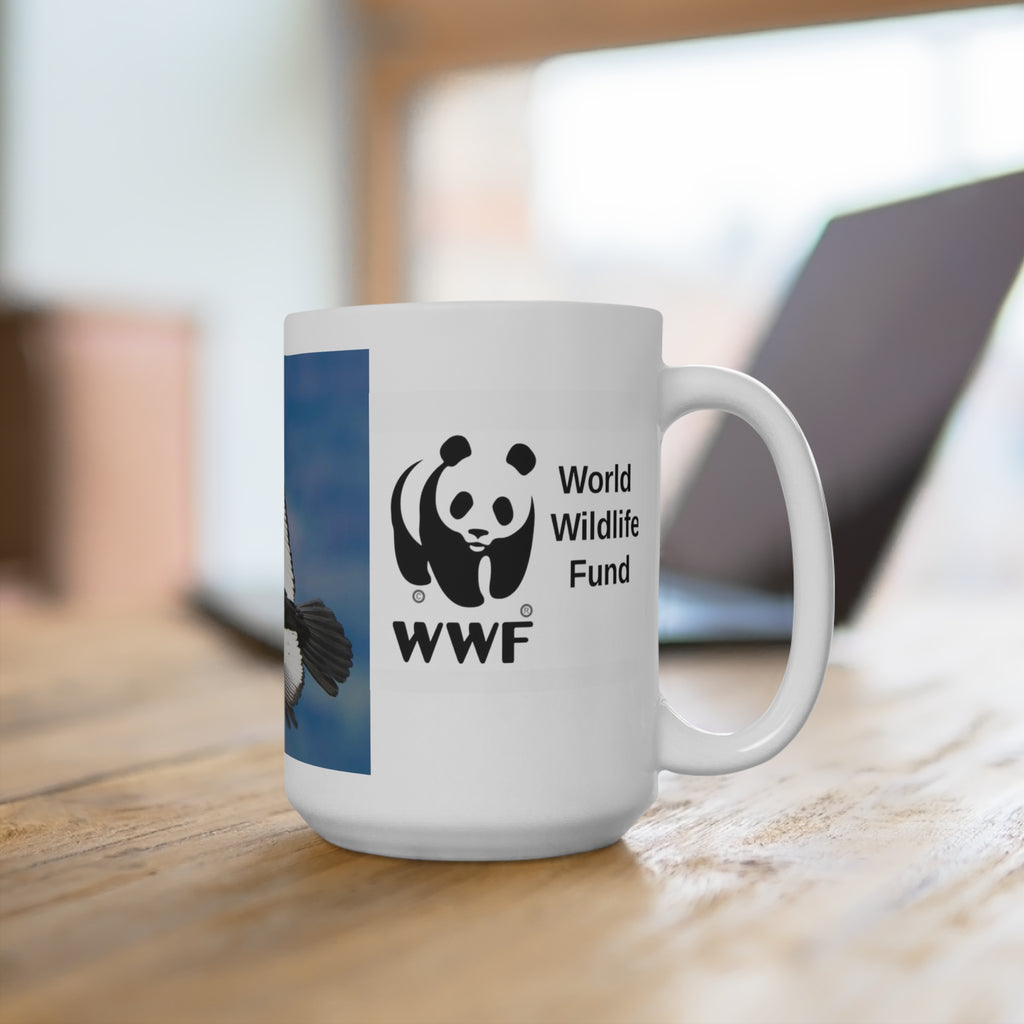 MUG NATURE WWF California Condor Photo Mug — 15oz Wildlife Conservation Coffee Cup
